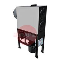 0000100829 Plymovent MDB-2F MultiDust Bank (plug & play) Central Filter System with Integrated Fan, 400v 3ph