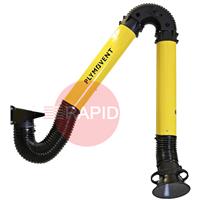 000010117X Plymovent KUA Ball Bearing Extraction Arm with Hanging Mounting, ATEX Version