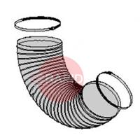 0000102005 Plymovent Hose Set (3) Ø 100mm (Food Grade) Including 6 Hose Clamps