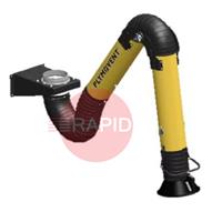 0000112776 Plymovent KUA-200/4H Extraction Arm, 4m with Hanging Mounting  Ø 200mm