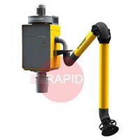 0000121125 Plymovent WallPro 2.0 Fume Extractor w/ Single Arm 160/3-DM (435)