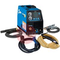 059016014MPPK Miller MPi 220P Multiprocess Pulse MIG /TIG /Arc Ready to Weld Package, 230v