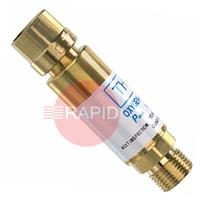 30081000 GasiQ Therm-X Oxygen Non-Resettable Flashback Arrestor. G3/8
