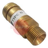 30100170 GasiQ Oxygen Female Quick Connector. G3/8