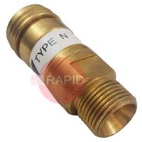 30100370 GasiQ Argon/Mix Female Quick Connector. G3/8