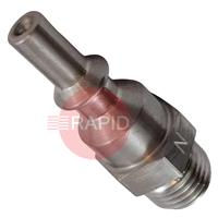 30100385 GasiQ Argon/Mix Male Quick Connector. G1/4