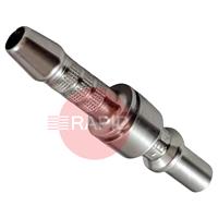30100860 GasiQ Argon/Mix Male Quick Connector. 6.3mm