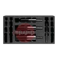 309210-SET2 HMT VersaDrive Thread Chaser InsertFoam 4 Piece Set (M12 - M24)