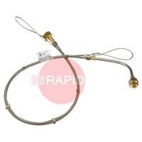 31501100 GasiQ High Pressure Hose for Oxygen or CO² - 1m