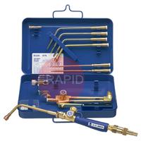 35957000 GasiQ D75 Ergo Oxy/Acetylene Control Valve Kit, with Flame Arrestor