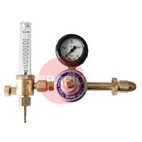 37102010 GasiQ TIGEX I Argon/Mix Side Entry Regulator. 34Lpm. G5/8