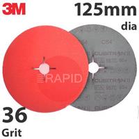 3M-27618 3M Cubitron II 987C Fibre Disc, 125mm (5
