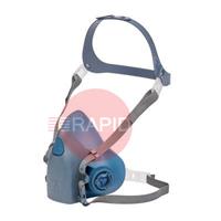 3M-7502 3M Medium Reusable Half Face Respirator Mask - 7500 Series