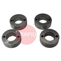 4017223 PATON U-Groove Feed Roller Set of 4 - Aluminium Wire: 1.0 - 1.2mm (4 Roll Drive)
