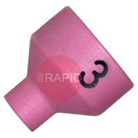 42,0300,2307 Fronius - Gas Nozzle Ceramic ø4/ø16x16.5 (thread-type)