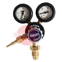 42202100 GasiQ Maxex Oxygen Bottom Entry Regulator. 10 Bar. G5/8