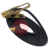 43,0004,0479 Fronius Ground Cable 25mm² 4m /13ft 60% 250A Plug 35mm² With Earth Clamp