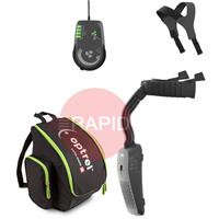 4700.014 Optrel Swiss Air Basic System Without Half Mask, Includes Blower Unit, Control Panel, ABE1P Combi Filter, Shoulder Straps, Charger, Hose and Bag