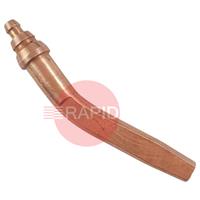 6183 GasiQ S80 Bent Gouging Nozzle, AGNM