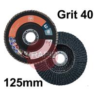 63730022010 Fein 125mm Zirconium Flap Disc 40 Grit (Box of 10)