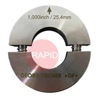 7900302XX Orbitalum Stainless Steel Clamping Shell for Tubes, for RPG 2.5, Clamping Length 15mm, Tube OD 40 - 65mm