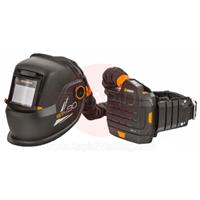 9873032 Kemppi Beta e90 SFA Auto Darkening Welding Helmet & PFU 210e PAPR System, Shades 9-13