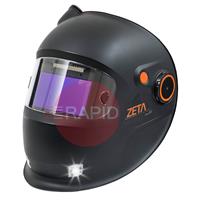 9873805 Kemppi Zeta Fresh Air W201X Auto Darkening Welding Helmet, Shades 8-12