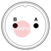 AMP02CP 2 Way Amphenol Cable Plug (12S-3)
