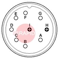 AMP09CS 9 Way Amphenol Cable Socket (20-16S)