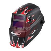 B3053-1-CE Lincoln Bester Screen II Auto Darkening Welding Helmet, Shades 9-13 Variable