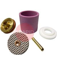 CK-D2GS116LDA 2 Series Large Diameter Gas Saver Kit 1.6mm With Alumina Cup