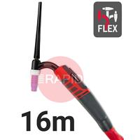 CK-EDS18F16 CK Diamond EDS 18FX Flex Head Water Cooled Tig Torch, 16m