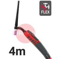 CK-EDS230F04 CK Diamond EDS 230FX Flex Head Water Cooled Tig Torch, 4m