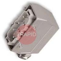 CON06PP 6 Way 16A Rectangular Panel Plug