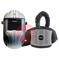 CR90LA Weltek Kapio Auto Darkening Laser Welding Helmet w/ Airkos PAPR System, Shade 5 - 13
