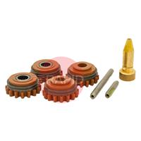 F000325 Kemppi 1.4mm V-Groove Steel Duratorque Drive Roll Kit