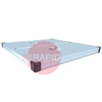 9751501640 Plymovent FlexHood Extraction Hood, Double Compartment 3.5m x 3.5m, with Connection Flange & Strip Brackets