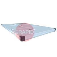 9751901660 Plymovent FlexHood Extraction Hood, Triple Compartment 5.5m x 4.5m, with Connection Flange & Strip Brackets