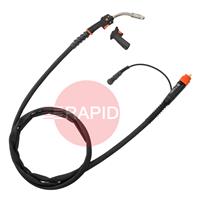 GXE408GA Kemppi Flexlite GXe K8 408G A Air Cooled 400A MIG Torch, w/ Euro Connection & GRE80 Torch Remote