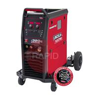 K14286-2 Lincoln Powertec i320C Standard MIG Inverter Welder Package - 400v, 3ph