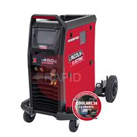 K14289-3 Lincoln Powertec i450C Advanced MIG Inverter Welder Water Cooled Package - 400v, 3ph