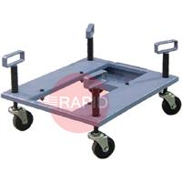 KBM-18-069 Gullco Self-Aligning, Spring Loaded Caster Wheel Assembly for Self-Propelled Operation