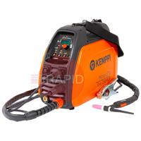 P0643TX Kemppi MinarcTig EVO 200 MLP with 8m TX225G8 Torch, Earth Cable & Gas Hose