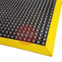 P10100-06009014-BKCM Ergo-Tred Anti-Fatigue Mat, Yellow Ramped Edges