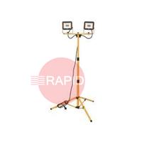 PAR-BRE1253438 Brennenstuhl 2 x 20w Double Tripod Site Light