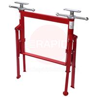 PJ4B Pipe Jack 4 Multi Stand, Highly Adjustable with Foldable Legs (Base Only)