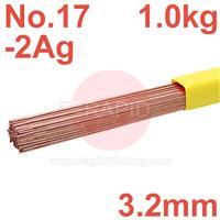 RO183201 SIF Sifcupron No 17-2Ag, 3.2 mm Diameter 1.0 Kg Pkt EN 1044: CP105, BS: 1845 CP2