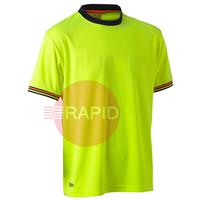 UKK1220_BF61 T-Shirt, Hi Vis, Polyester Mesh, Short Sleeve, 130gsm