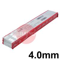 W000287411 Oerlikon Spezial Low Hydrogen Electrodes 4.0mm Diameter x 450mm Long. 2.6kg Vacpac (40 Rods). E7016-H8