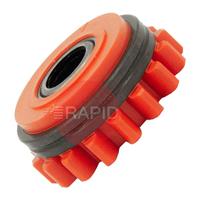 W000961 Kemppi Standard Upper Drive Roll 1.2mm V Groove. Orange.